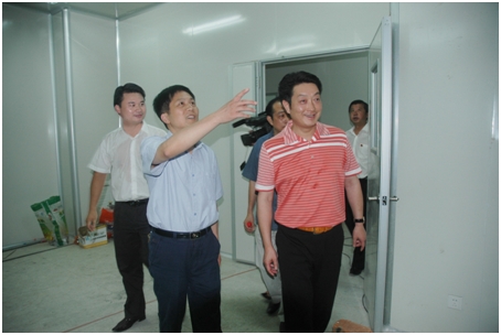 市委副書記、市長黃玉劍到仁和“863”高科技工業園調研